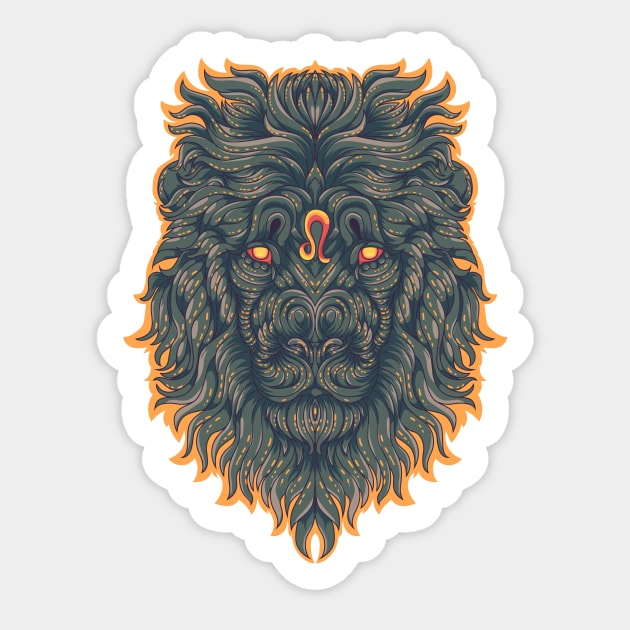 Leo Sticker by Harsimran_sain